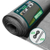 Zaunblende 1×10m, Sichtschutz Zaun 90 g/m² HDPE Schattiernetz, Grau - vuunot.com