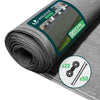 Zaunblende 1.5×10m, Sichtschutz Zaun 90 g/m² HDPE Schattiernetz, Grau - vuunot.com