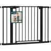 Treppenschutzgitter ohne Bohren 103-110cm, Türschutzgitter für Hunde Katzen, Schwarz (Copy) - vuunot.com