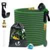 Flexibler Gartenschlauch 30m, Flexibel Wasserschlauch Dehnbarer mit 10 Sprühfunktionen, Grün - vuunot.com