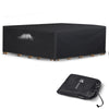 Abdeckung Gartenmöbel 420D Oxford Gewebe 250x250x73cm Schwarz - vuunot.com