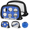 Fußballtor für Kinder 2er Set, 4 in 1 Klappbares Pop Up Tor 120x80x80cm - vuunot.com