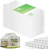 Gewächshausplatten 14er Set, Polycarbonatplatten Hohlkammerplatten Doppelstegplatten 4mm - vuunot.com