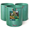 272 Liter Gartensack Gartenabfallsack mit Griffen, Laubsack für Grünabfall, 3er Set - vuunot.com