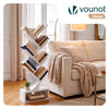Bücherregal Baumform Standregal Bücher Regal 38x19x113 cm Weiß - vuunot.com