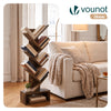 Bücherregal Baumform Standregal Bücher Regal 38x19x113 cm Braun - vuunot.com