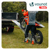 VOUNOT Faltbare Auffahrrampe, Laderampen 400 kg max Faltrampe, 196cm - vuunot.com