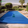 Poolabdeckung Rechteckig 160g/m² Doppelter Poolplane mit Aluminiumösen 4X9m - vuunot.com