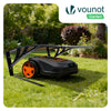 Mähroboter Garage Carport 82x80x46 cm ALU-Verstärkung Braun - vuunot.com
