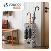 Metall Regenschirmständer, Schirmständer Sechseckmuster Beige - vuunot.com