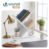 Bücherregal Baumform Standregal Bücher Regal 30x16x40,5 cm Weiß - vuunot.com