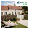 PVC Sichtschutzmatte Schilfmatte Sichtschutzzaun 100x500cm Weidenfarbe - vuunot.com