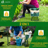 2in1 Kniebank für Gartenarbeit, Gartenhocker Klappbar, Grün - vuunot.com