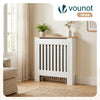 Heizkörperverkleidung 78x19x82 cm Heizkörperabdeckung Weißeiche - vuunot.com