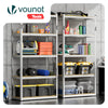 5-stufiges Schwerlastregal 2er Set verstärkt, Lagerregal 180x90x40cm, 2500kg belastbar - vuunot.com