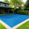 Poolabdeckung Rechteckig 160g/m² Doppelter Poolplane mit DIY-Drainagelöchern & Aluminiumösen, 6X12m - vuunot.com