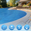 Pool Solarabdeckplane Rechteckig 300x200 cm, Pool  Solarplane Stärke 120 µm, Solarfolie Pool  Zuschneidbar Blau - vuunot.com