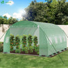 Gewächshaus Foliengewächshaus Winterfest Tomatenhaus Folientunnel, 4x3x2m 12m² - vuunot.com