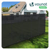 Zaunblende 1.8×10m, Sichtschutz Zaun 90 g/m² HDPE Schattiernetz, Anthrazit - vuunot.com