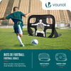 Fußballtor für Kinder 2er Set, Klappbares 2 in 1 Pop Up Tor (120 x 80 cm) - vuunot.com