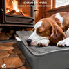 Orthopädisches Hundebett mit Kühlmatte, Hundekissen Kleine Hunde 76x51cm - vuunot.com