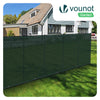 Zaunblende 1×10m, Sichtschutz Zaun 90 g/m² HDPE Schattiernetz, Grün - vuunot.com