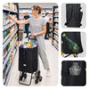 Einkaufstrolley Klappbar mit 6 Räder und Kühlfach, Treppensteiger, 40L - vuunot.com