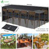 Abdeckung Gartenmöbel 420D Oxford Gewebe 242x162x73cm Schwarz - vuunot.com
