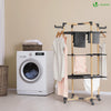 VOUNOT Tendedero de Pie de Torre 3 Niveles 69x136x69 cm, Negro - vuunot.com