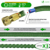Flexibler Gartenschlauch 15m, Flexibel Wasserschlauch Dehnbarer mit 8 Sprühfunktionen & Spülmittelbehälter, Grün - vuunot.com