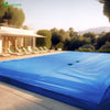 Poolabdeckung Rechteckig 160g/m² Doppelter Poolplane mit Aluminiumösen 8x14m - vuunot.com