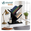 Bücherregal Baumform Standregal Bücher Regal 30x16x40,5 cm Schwarz - vuunot.com