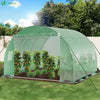 Gewächshaus Foliengewächshaus Winterfest Tomatenhaus Folientunnel, 3x3x2m 9m² - vuunot.com
