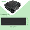 Unkrautvlies für Garten 1x10m, Gartenvlies Wasserdurchlässig 100g/m² - vuunot.com