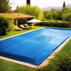 Poolabdeckung Rechteckig 160g/m² Doppelter Poolplane mit DIY-Drainagelöchern & Aluminiumösen, 5X10m - vuunot.com