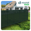 Zaunblende 1.5×10m, Sichtschutz Zaun 90 g/m² HDPE Schattiernetz, Grün - vuunot.com