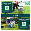2in1 Kniebank für Gartenarbeit, Gartenhocker Klappbar, Grau - vuunot.com