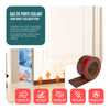 Zugluftstopper für Türen 100cm, Selbstklebende Türdichtung unten Braun - vuunot.com