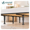 4X Möbelfüße Verstellbar Metall Höhenverstellbar 18-32 cm Schwarz - vuunot.com