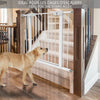 Türschutzgitter für Hunde Katzen 75-108 cm, Treppenschutzgitter, ohne Bohren, Weiß - vuunot.com