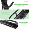 Fahrradhalter Wand 4er-Set zum Aufhängen mit Schutzpolster, Ideal für Garage o. Keller, Schwarz - vuunot.com