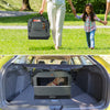 Hundebox faltbar, Oxford-Gewebe, Transportabel 60x44x44 cm M Grau - vuunot.com