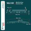 2 x Faltbare Auffahrrampe aus Verzinkter Stahl, Rutschfest Laderampen, 186 cm, Maximale Last 400kg - vuunot.com