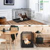 Hundekäfig Klappbar, Hundebox Auto mit Bodenschale, 107x70x78 cm XL - vuunot.com