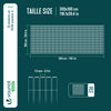 PVC Sichtschutzmatte Schilfmatte Sichtschutzzaun 100x300cm Weidenfarbe - vuunot.com