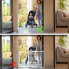 Treppenschutzgitter Türschutzgitter Ausziehbar 0-180CM Weiß - vuunot.com