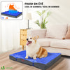 Orthopädisches Hundebett mit Kühlmatte, Hundekissen Kleine Hunde 76x51cm - vuunot.com