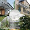 Gewächshausplatten 14er Set, Polycarbonatplatten Hohlkammerplatten Doppelstegplatten 4mm - vuunot.com