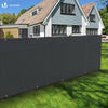 Zaunblende 1×10m, Sichtschutz Zaun 230 g/m² HDPE Schattiernetz, Anthrazit - vuunot.com
