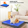 Orthopädisches Hundebett mit Kühlmatte, Hundekissen Mittelgroße Hunde 91x70cm - vuunot.com